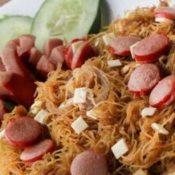 Bihun Goreng Sosis Keju