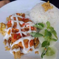 Nasi Ayam Geprek Mayo