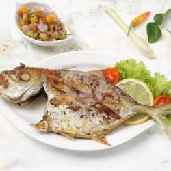 Ikan Cepa Besar Goreng