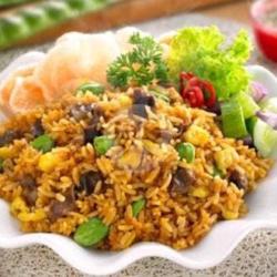 Nasi Goreng Ati Ampela Plus Pete