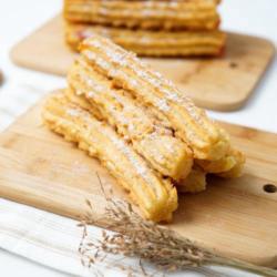 3 Churros With Cheese Filling