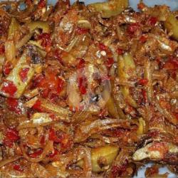 Ikan Teri Balado Lalapan