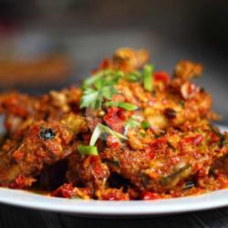 Bebek Rica Rica  Nasi