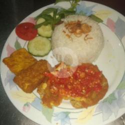 Paket Ayam Geprek ( Paha /dada)komplit