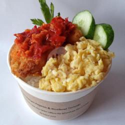 Rice Bowl Chicken Katsu Sambal Geprek