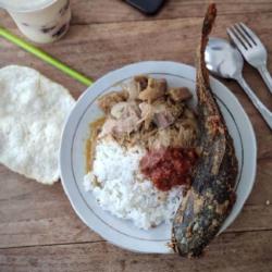 Nasi Campur   Lele Goreng (jumbo)