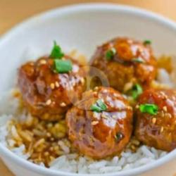 Rice Meatballs Bbq