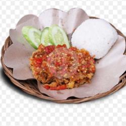 Ayam Geprek Chicken   Nasi