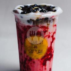 Redvelvet Macchiato Boba