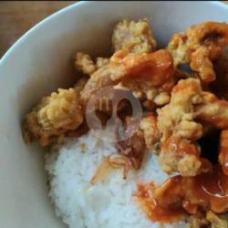 Chicken Popcorn   Nasi Bumbu Rumput Laut