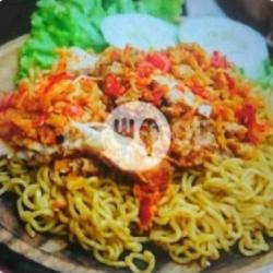 Mie Padeh Ayam Geprek   Es