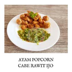 Ayam Popcorn Cabe Rawit Ijo