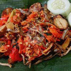 Nasi  Sambal Teri Jengkol Lalapan