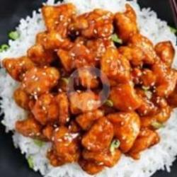 Korean Hot Spicy Chicken Rice Box ( No Request Khusus Pedas )