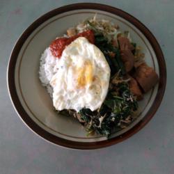 Nasi Telur Bulat / Dadar   Aneka Sayuran