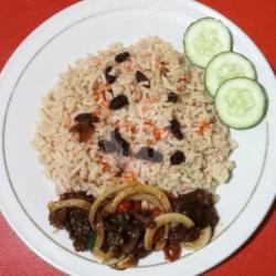 Nasi Mandhi Sapi Lada Hitam