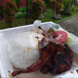 Nasi Lalapan Puyuh Bakar