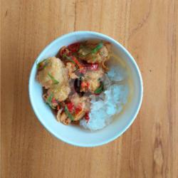 Nasi Tahu Cabai Garam