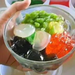 Sop Durian Cincau , Jelly , Kolang Kaling , Dawet Susu Keju