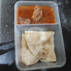 Mutton Masala (kare Daging Kambing)   2 Pcs Chapati