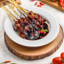 15 Tusuk Sate Maranggi Ayam   Sambal Kecap