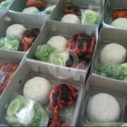 Nasi Ayam Bakar Dada Biasa