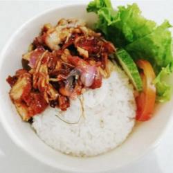 Rice Bowl Ayam Suwir Sambel Matah