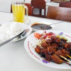 Sate Kambing 5tusuk Nasi,sambel,acar