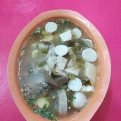 Kuah Sayur Asin Tahu Babi