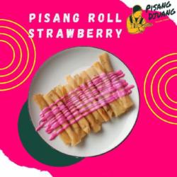 Pisang Roll Strawberry Glaze