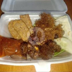 Lalapan Hati Ayam Ampela Goreng Rempah Double Tanpa Nasi Putih