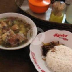 Paket Sop Ayam   Nasi   Manis Dingin