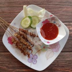 Sate Usus Ayam Goreng