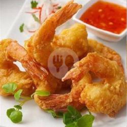 Udang Goreng Crispy   Nasi