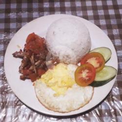 Nasi Sambel Teri Jengki