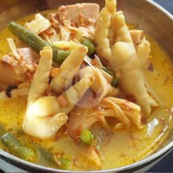 Lontong Sayur Kuah Opor   Ceker