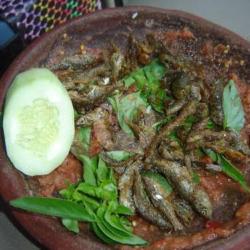 Lalapan Ikan Teri   Tempe