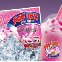 Pop Ice Strawberry Topping Keju