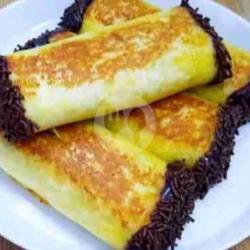 Roti Gulung Pisang Coklat