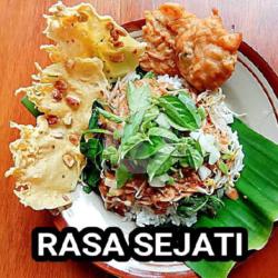 Nasi Pecel Ayam Goreng Mantap