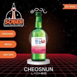 (21 ) Soju Cheosnun Lychee 360ml