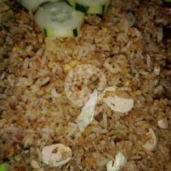 Nasi Goreng Teri Pedas/biasa Gratis Teh