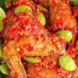 Ayam 1/2  Balado Petai