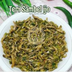 Ikan Teri Sambal Hijau Mercon