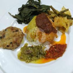 Nasi Pergedel Sayur Sambal