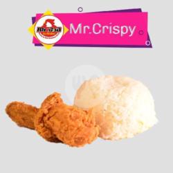 1 Pcs Paha Bawah / Sayap   Nasi