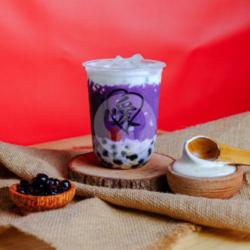 Taro Cheese Boba