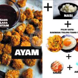 Paket Ayam Saus Lada Hitam