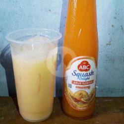 Es Kelapa Muda Orange Susu Large