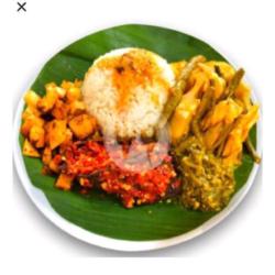 Nasi Dendeng Cabe Merah